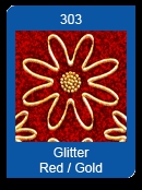 7078rg Glittersticker Sterne rot/gold