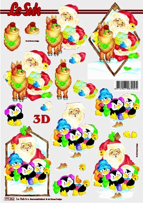 777352 Nikolaus und Reh