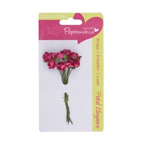 PMA 368302 Petals Posy Deep Pink Rose