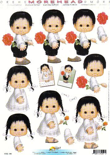 11052-041 Kinder mit Rosen