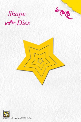 SD 003 Nellies Shape Dies 5-point Star
