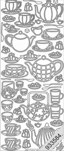 1196s Kaffee/Tee silber