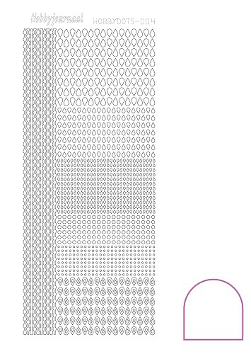 STDA40 Hobby-Dots Sticker Adhesive wei