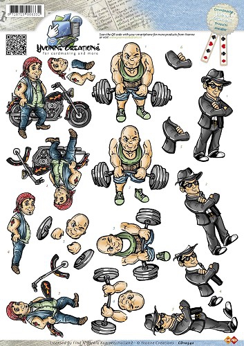 CD10342 Yvonne Creations M�nner - Starke M�nner