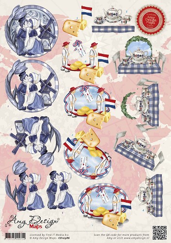 CD10386 Amy Design Maps  Holland