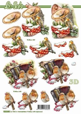 8215685 Rotkehlchen und Musik