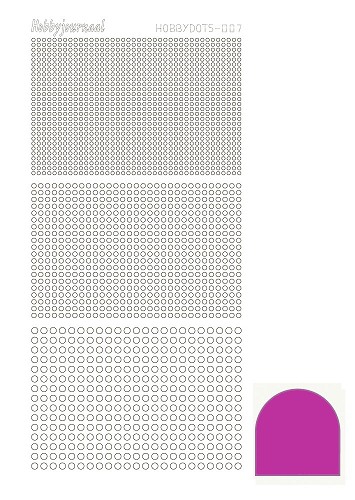 STDM07F Hobbydots Sticker Mirror Pink