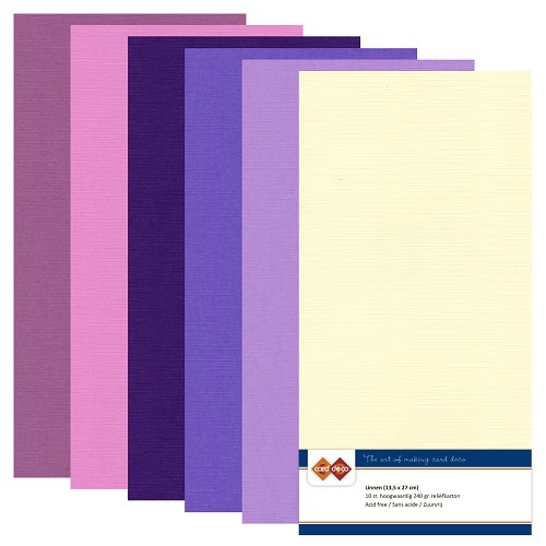 CDKP4K4 Kartonpaket Paarswe Tinten 13,5 x 27 cm