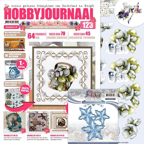 SETHJ123 Hobbyjournal Set mit SchneideschabloneYCD10026