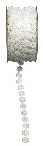 3823392 Schmuckborte weiss Design II 1 Meter