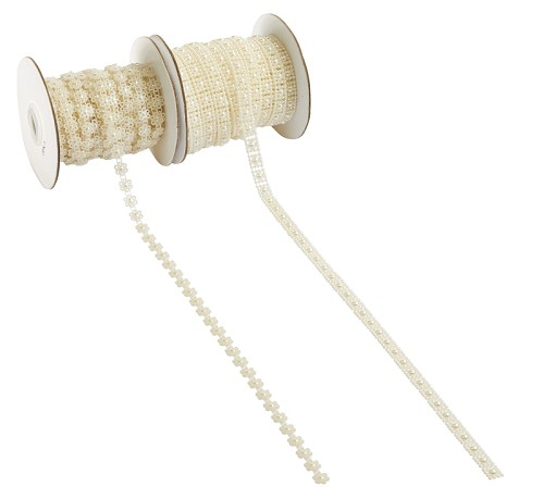 382340 Schmuckborte perlmut Design I 1 Meter