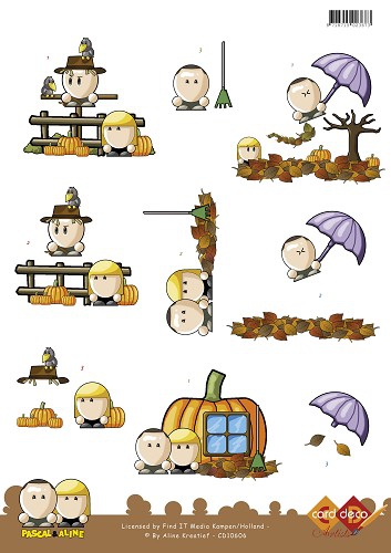 CD10606 Pascal & Aline Autumn Pumkins
