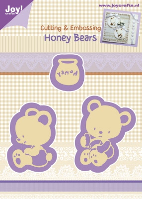 6002-0410 JC  Honey Bears Stanzschablone