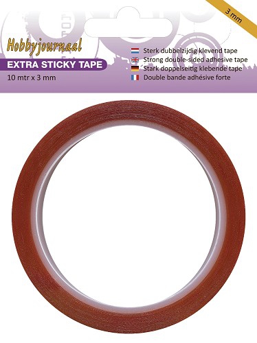 HJSTICKY03 Hobbyjournal Extra Sticky Tape 3mm