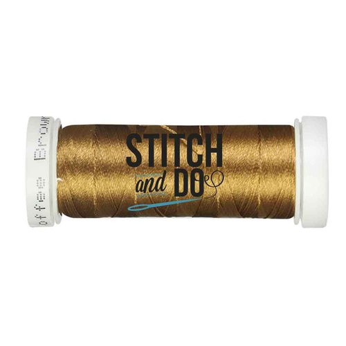 SDCD12x Stitch & Do Linnen Stickgarn Koffiebruin