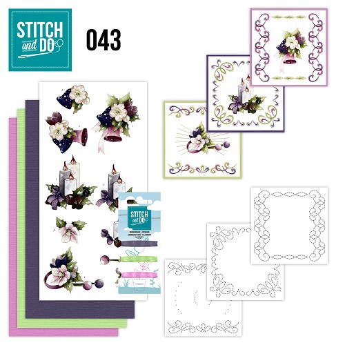 STDO043 Stitch & Do 43 Bunt gefrbte Weihnachten