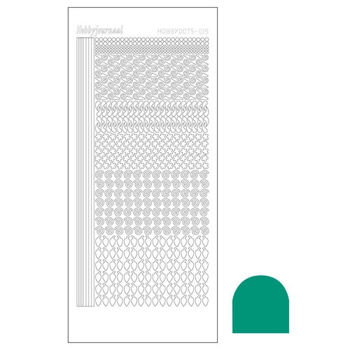 STDM19I Hobby-Dots Sticker Mirror Emerald
