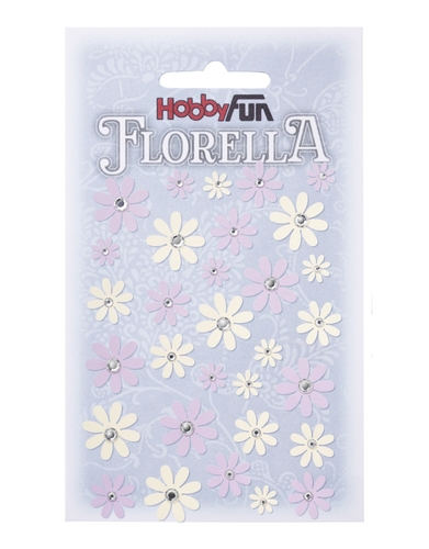 3866153 Florella Papierblumen sering-creme 33 Stck
