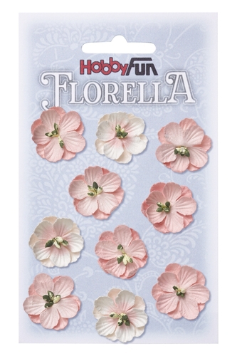 3866041 Florella Blumen aus Moerbijpapier 2,5 cm vaalrose
