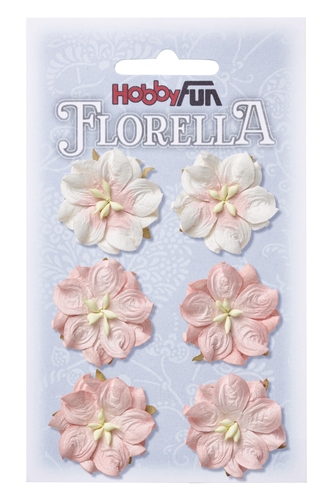 3866051 Florella Blumen aus Moerbijpapier 3,5 cm  Vaalrose