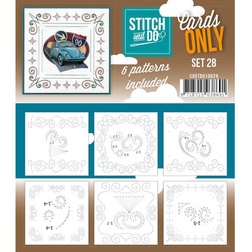 COSTDO10028 Stitch & Do Card Only Set 28