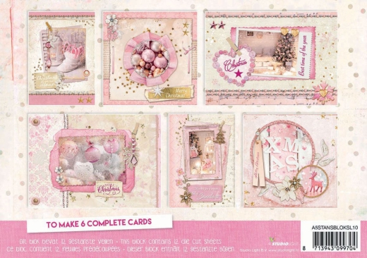 A5STBLFF10 Stanzblock Christmas Romance