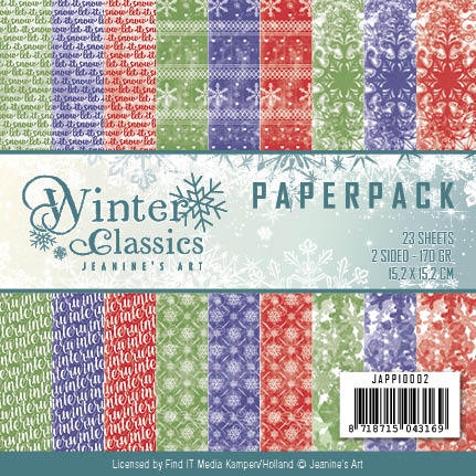 JAPP10002 JA Papierpack Winter classics