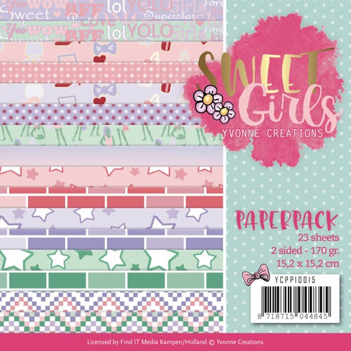 YCPP10015 YC Papierpack Sweet Girls
