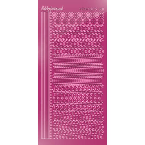 STDM20F Hobby-Dots Sticker Mirror Pink