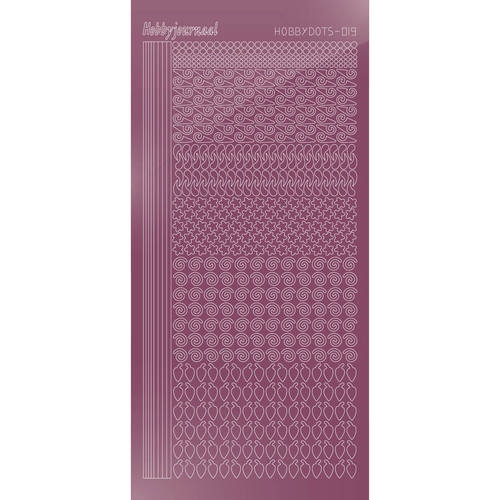 STDM196 Hobby-Dots Sticker Mirror Violett