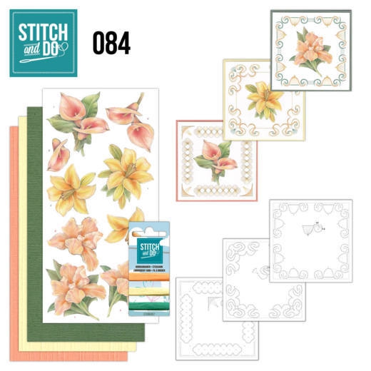 STDO084 Stitch & Do 84 Yellow Flowers