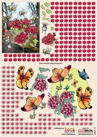 2007-19 3 D Bogen Schmetterlinge
