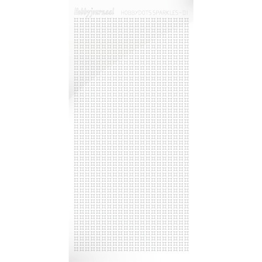 HSPA010 Hobby-Dots Sticker Sparkles Adhesive Wei