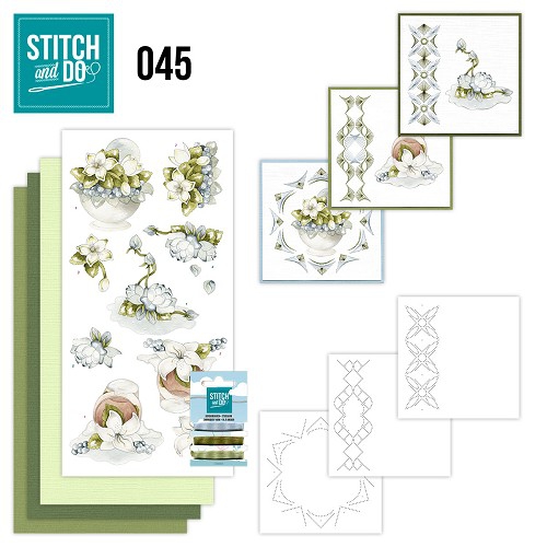 STDO045 Stitch & Do Winterflowers