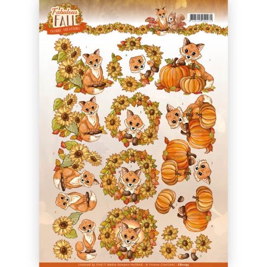 CD11155 YC Schneidebogen Fabulous Fall Fabulous Foxes