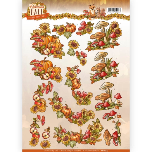 CD11154 YC Schneidebogen Fabulous Fall - Fall Bouquets