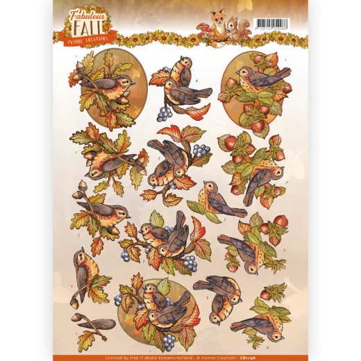 CD11156 YC Schneidebogen Fabulous Fall - Fall Birds