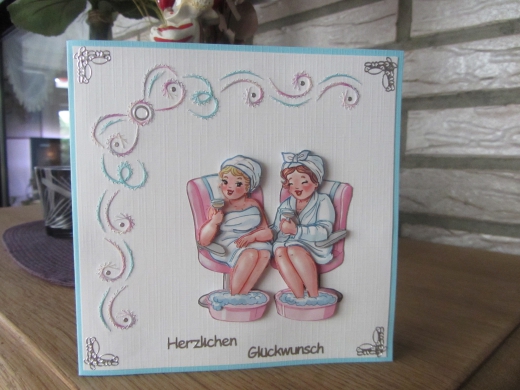 CD11306 YC Schneidebogen  Bubbly Girls - Bubbly Bath