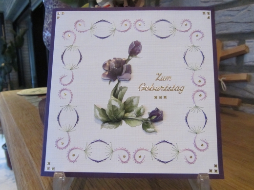 STDO135 Stitch & Do PM Purple Flowers