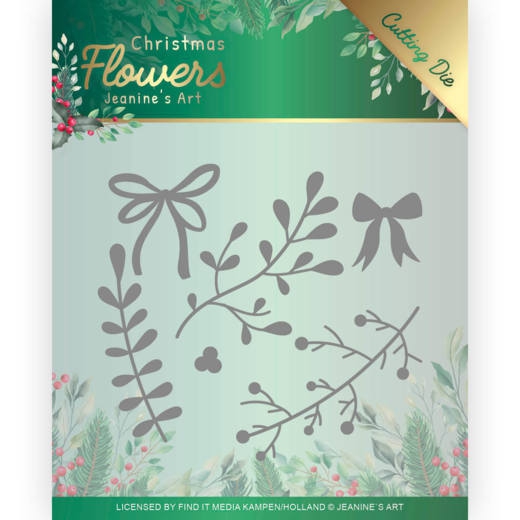 JAD10106 JA Stanzschablone Christmas Flowers - Mistletoe