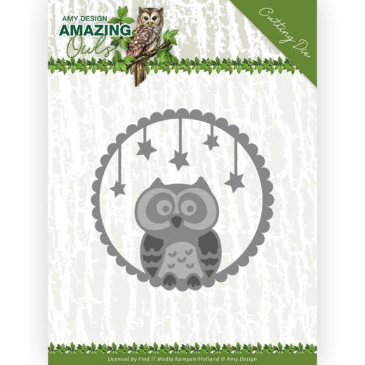 ADD10219 AD Stanzschablone Amazing Owl Night Owl