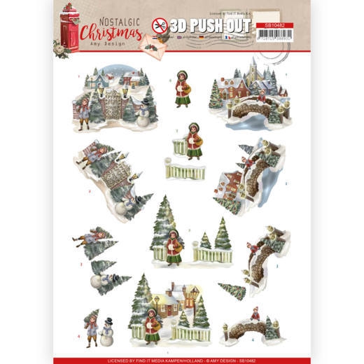 SB10482 AD Nostalgic Christmas - Christmas Village