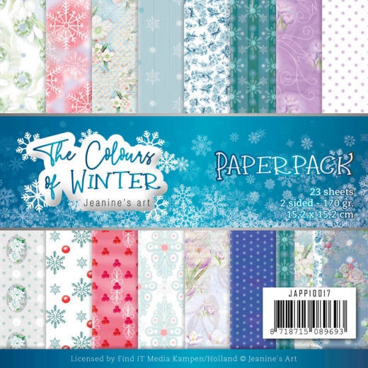 JAPP10017 JA Papierpack The Colours of Winter