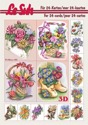 345615 3D Buch Mini Blumen