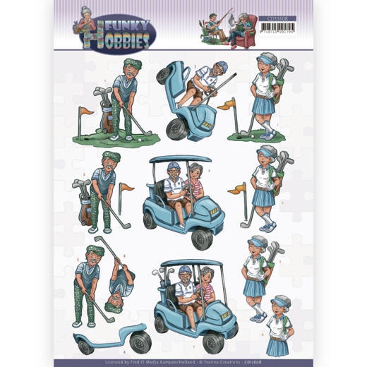 CD11608 YC Schneidebogen Funky Hobbys Golf