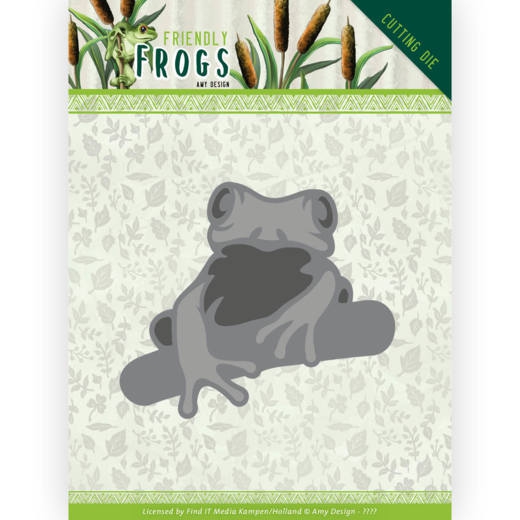 ADD10230 AD Stanzschablone  Friendly Frogs - Tree frog