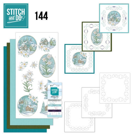 STDO144 Stitch & Do 144 YC Wintertime Edelwei