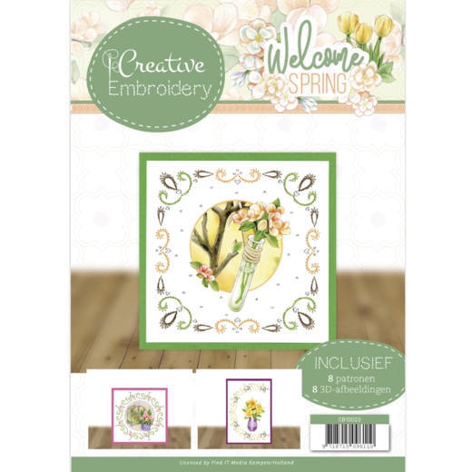 CB10023x JA Creative Embroidery 23 Welcome Spring