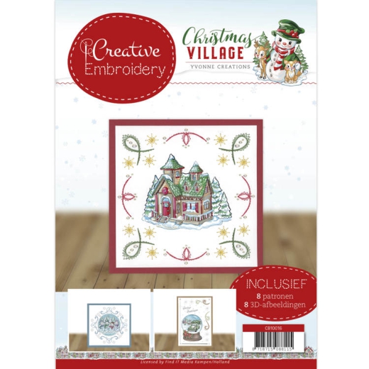 CB10016x Creative Embroidery 16 - Yvonne Creations - Christmas Village