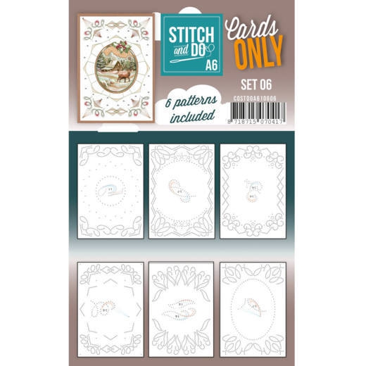 COSTDOA610006 Stitch & Do Cards Only Set A6 Set 06